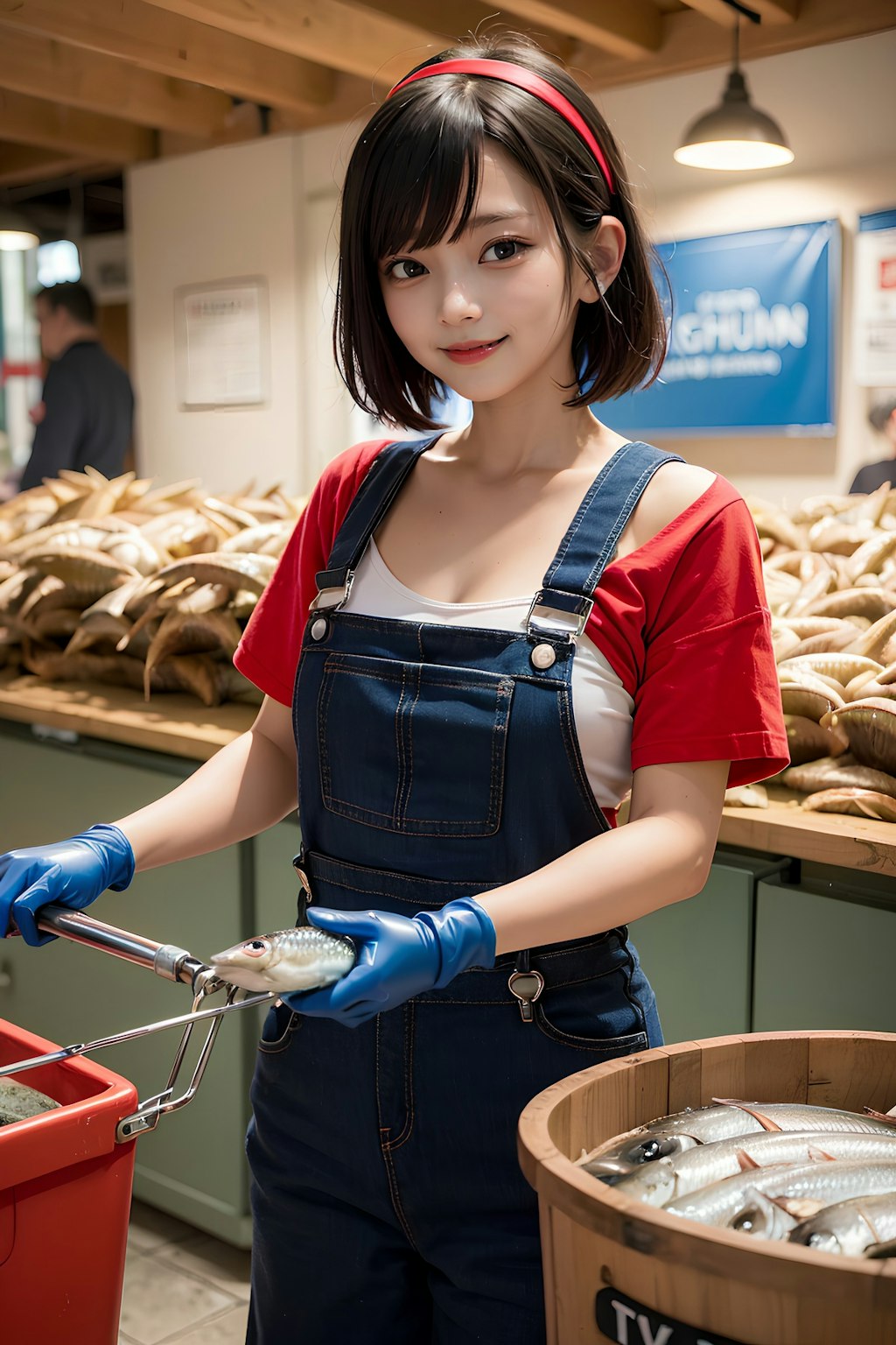 このおサカナちゃん鮮度イーヨ！