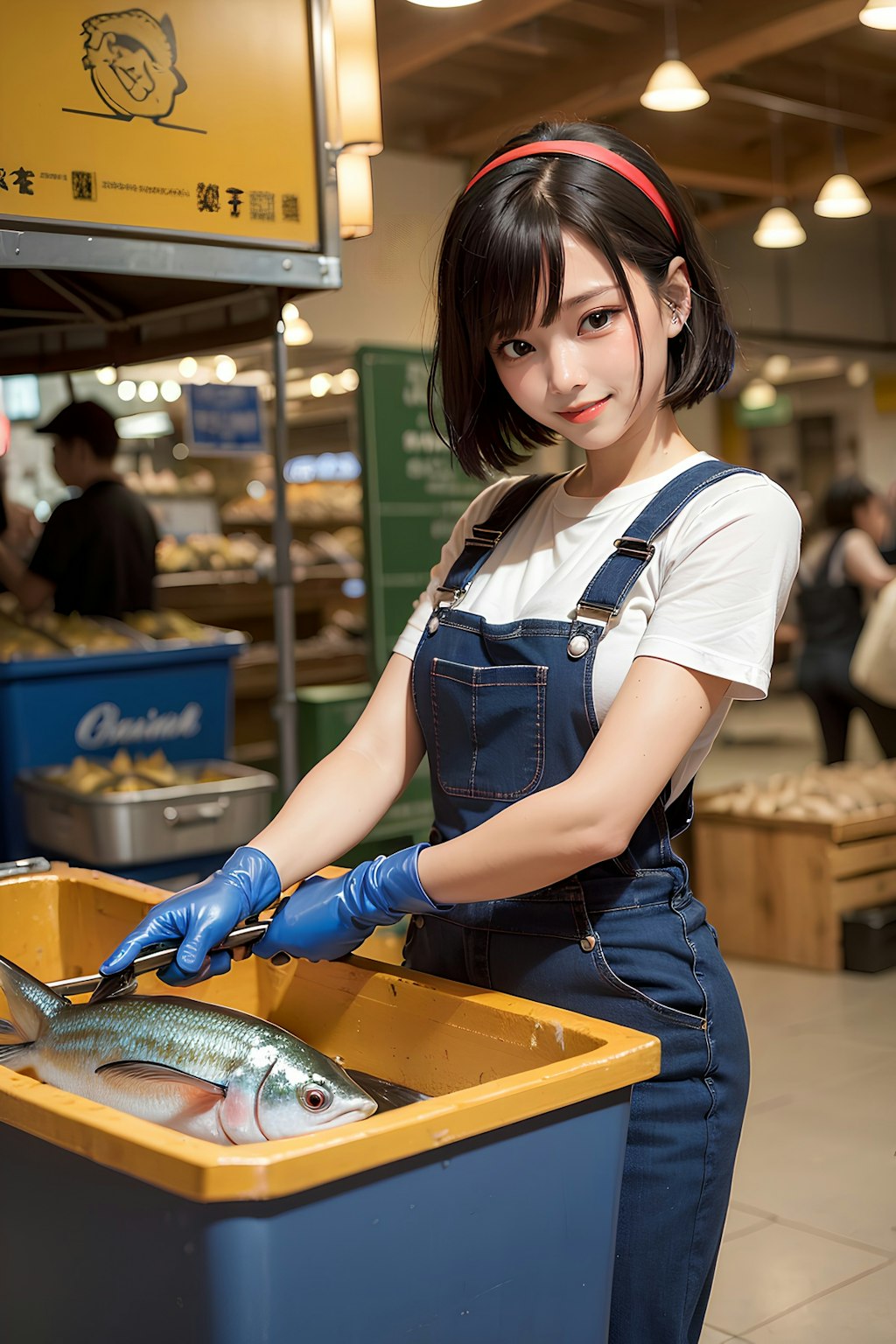 このおサカナちゃん鮮度イーヨ！