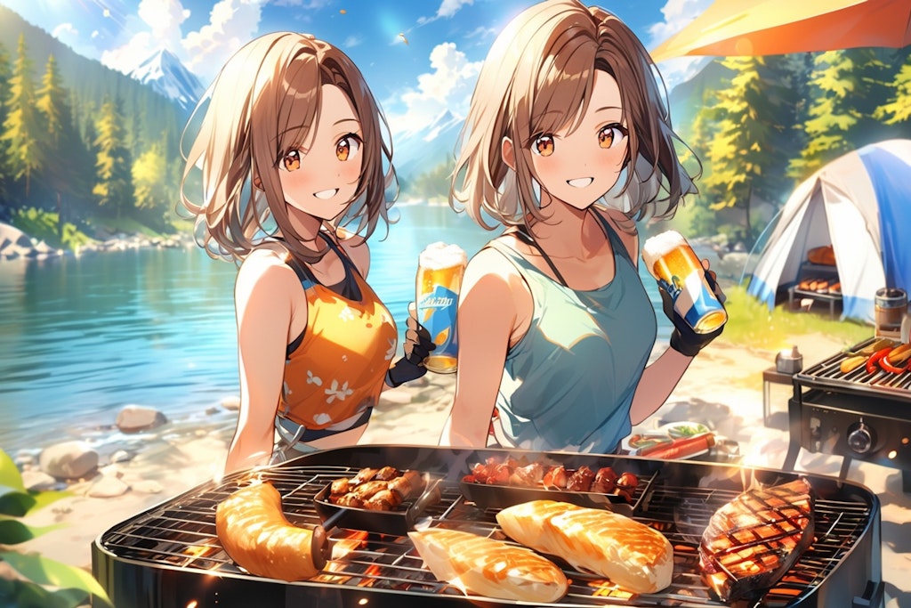 ばーべきゅー🥩🍺✨