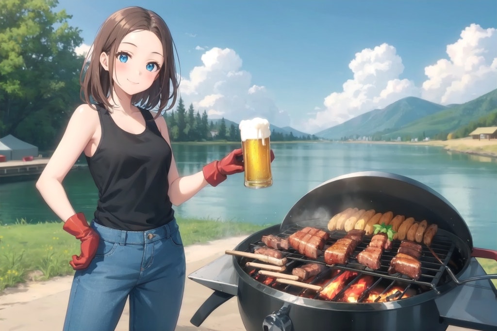 ばーべきゅー🥩🍺✨