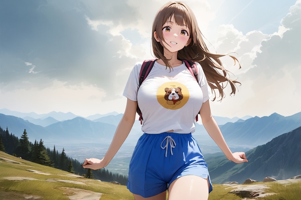 登山と山ガールと