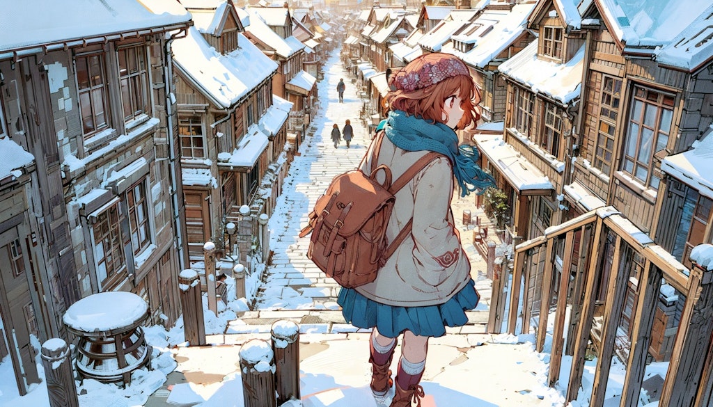 雪と少女41