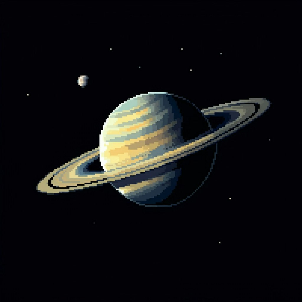 土星のドット絵