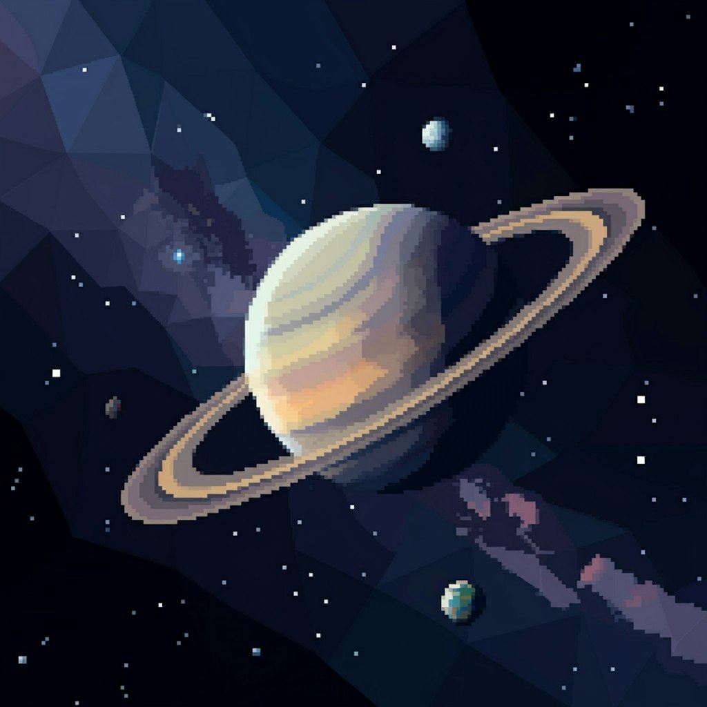 土星のドット絵