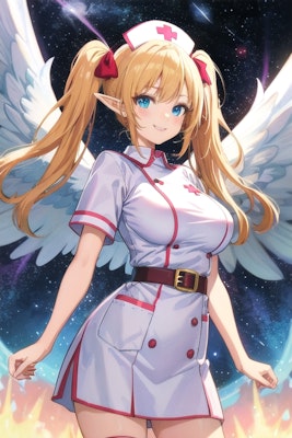 白衣の天使エルフ