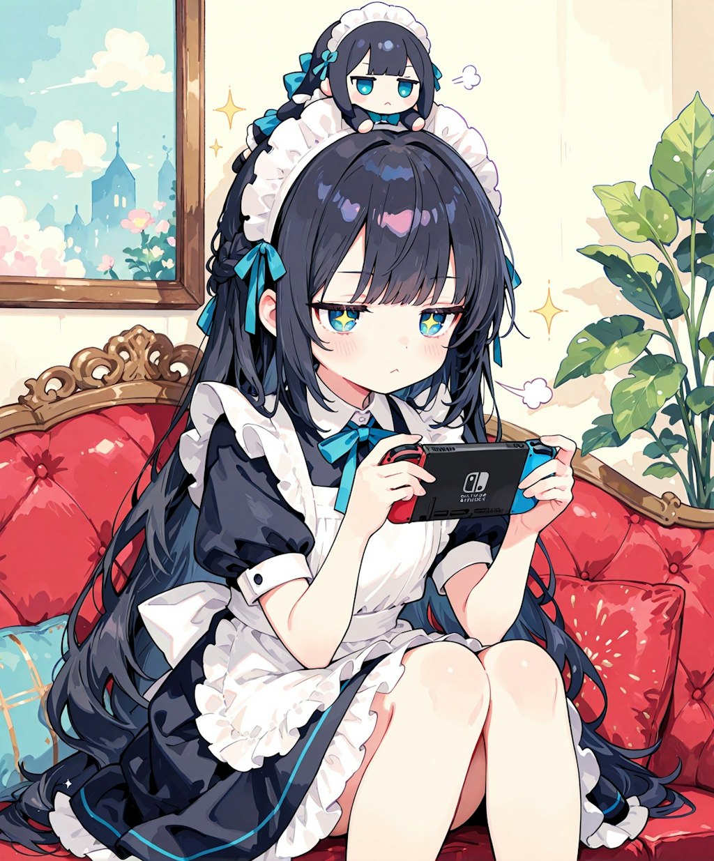 帰宅待ちの少女