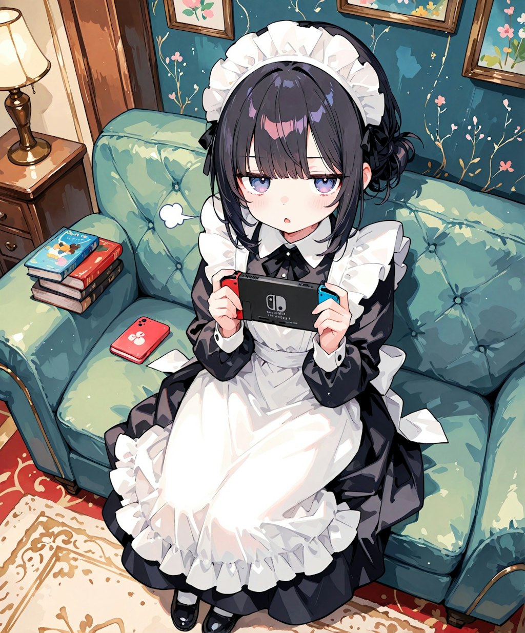 帰宅待ちの少女