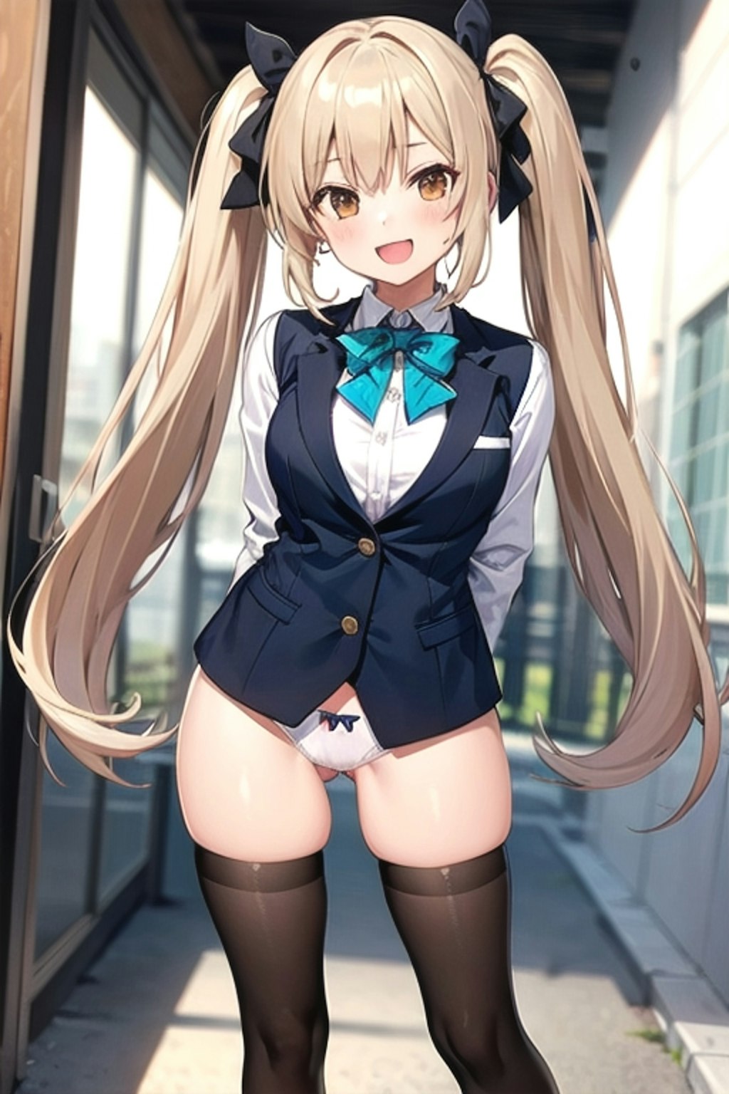 School twintails girl