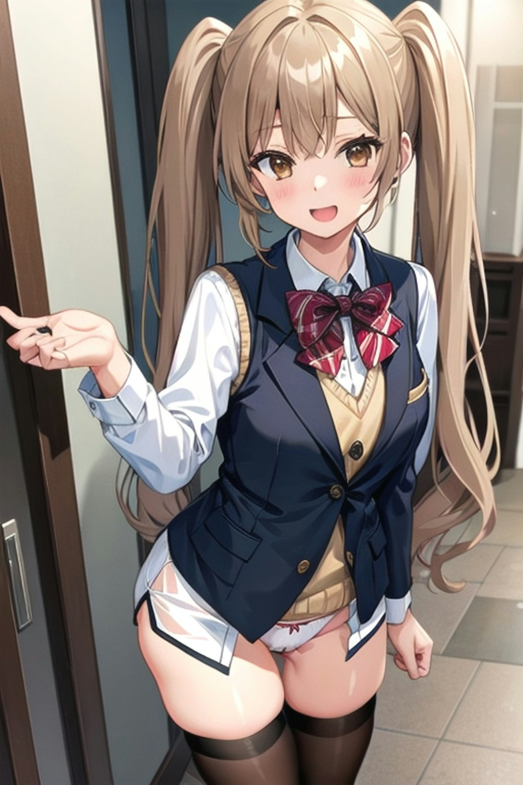 School twintails girl