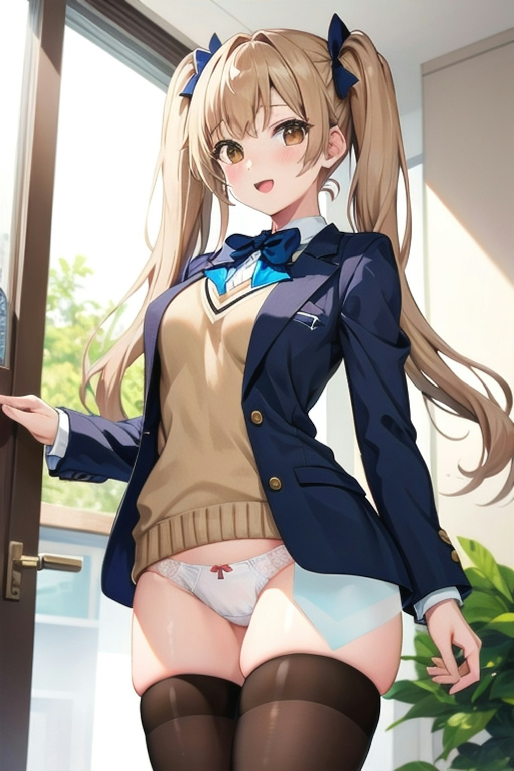 School twintails girl