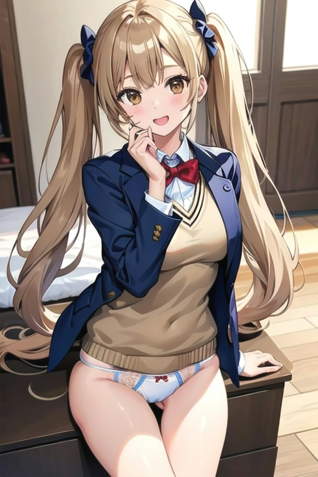 School twintails girl