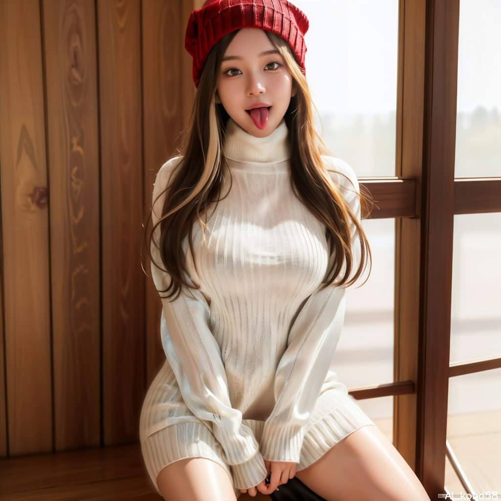 Vol16_oversized knit sweater