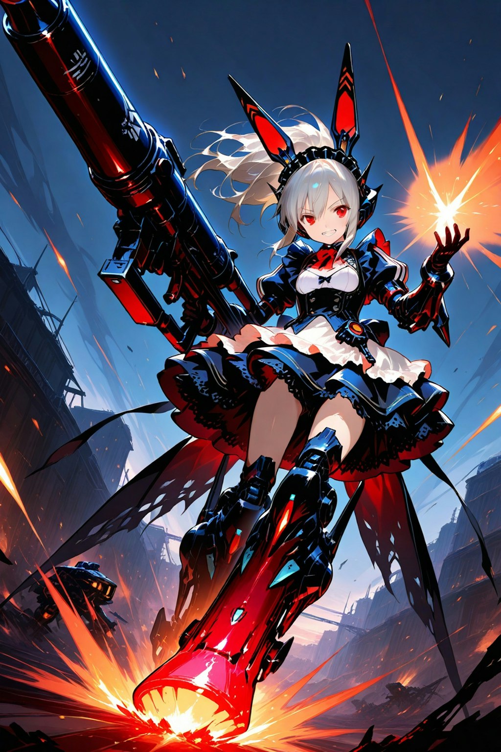 突撃！ウサ耳ポリスメイドメカ娘！