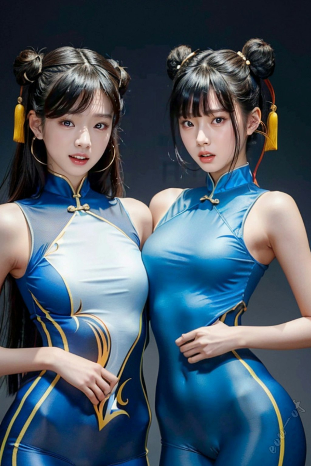 💕Double Chun-Li💕 チュン・リー l 쌍춘리 l