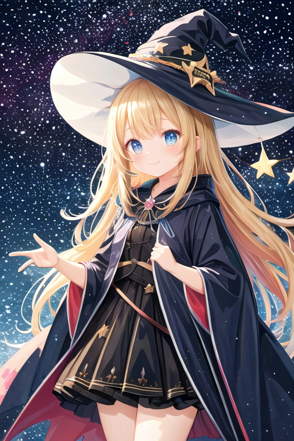 魔女と星空