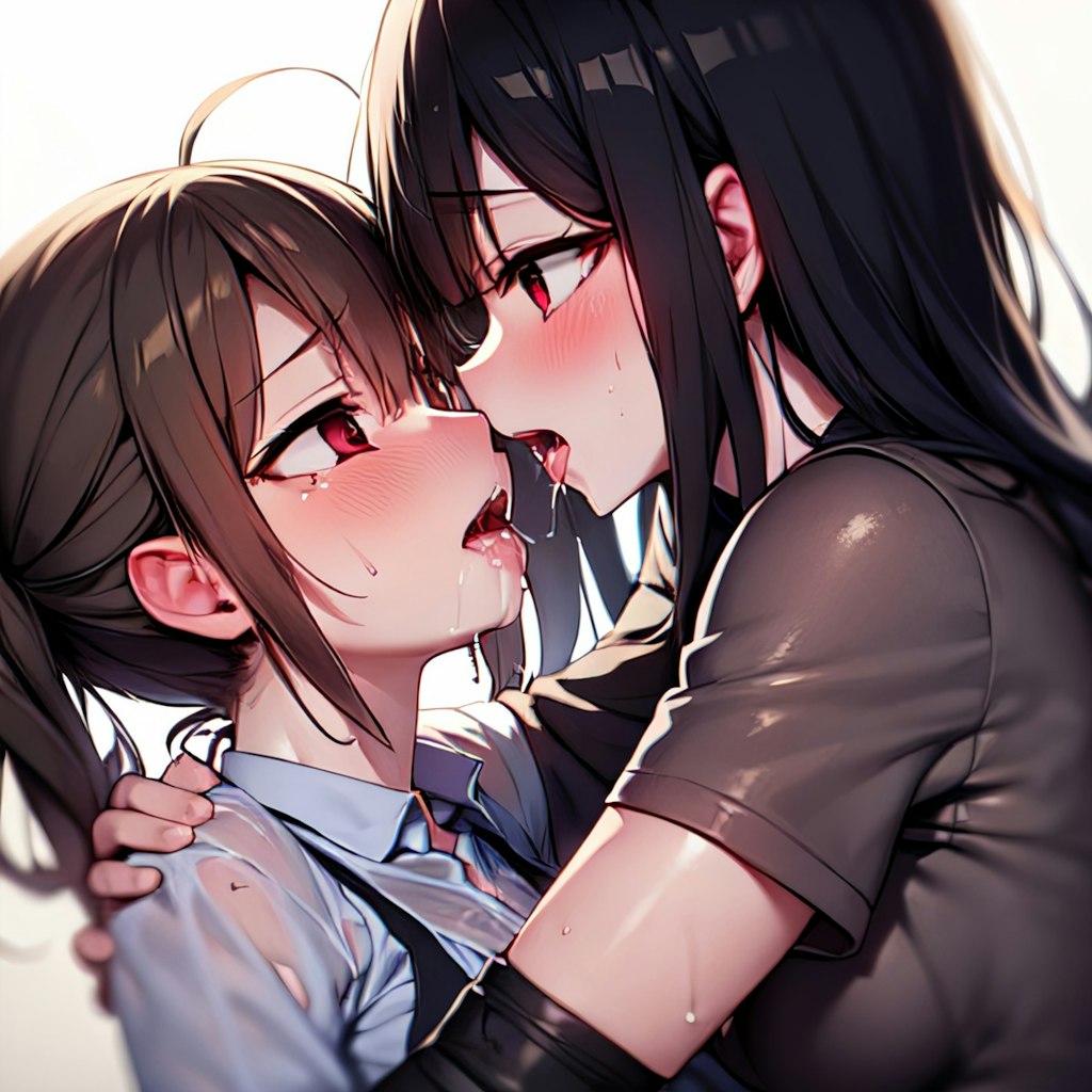 百合黒髪