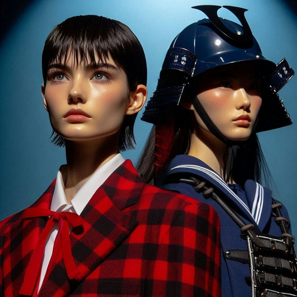 武装JKvs侍JKのファッションショー