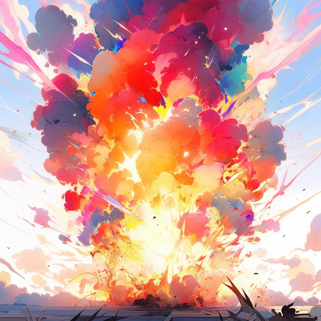 芸術的な爆発