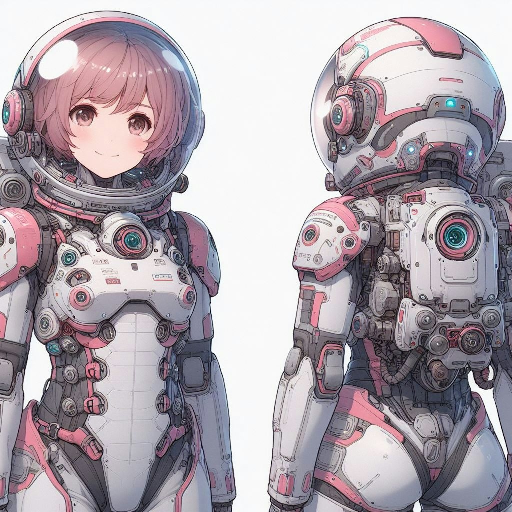 ピンクな宇宙服15