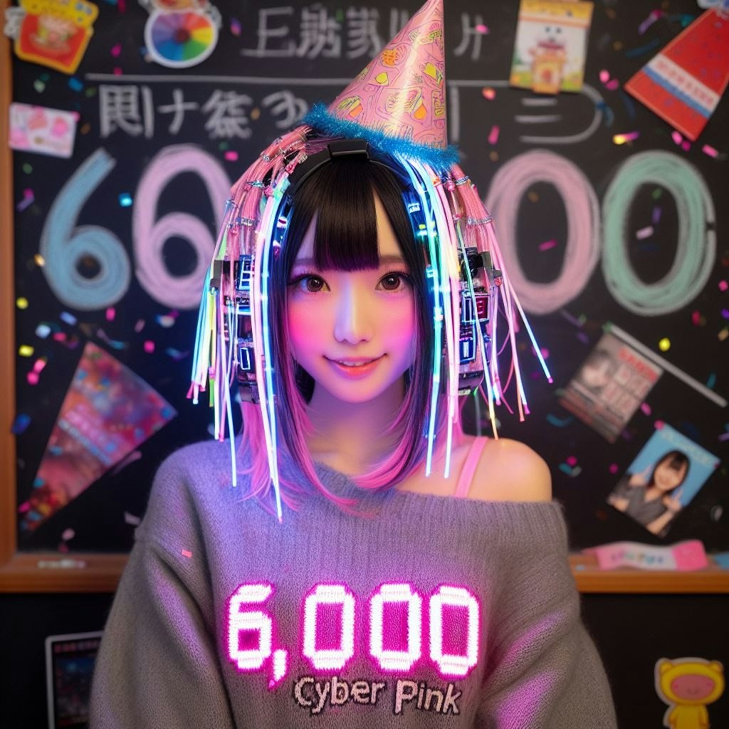 勝手にお祝い🎉(6000いいね記念)