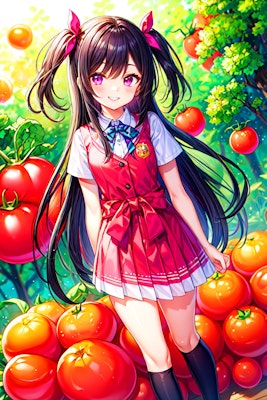 トマトとうちの子♥（12枚）