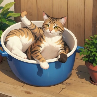 鍋には何匹の猫がいるでしょう？