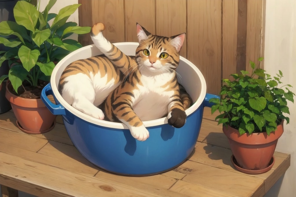 鍋には何匹の猫がいるでしょう？