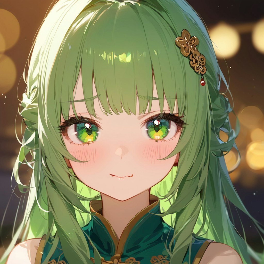 寂しげなEMERALDちゃん