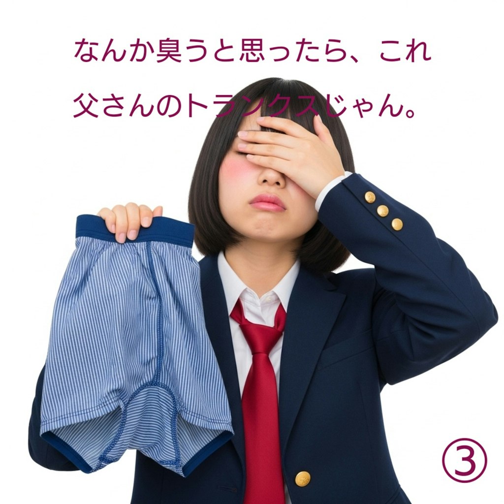 三段オチ的な。