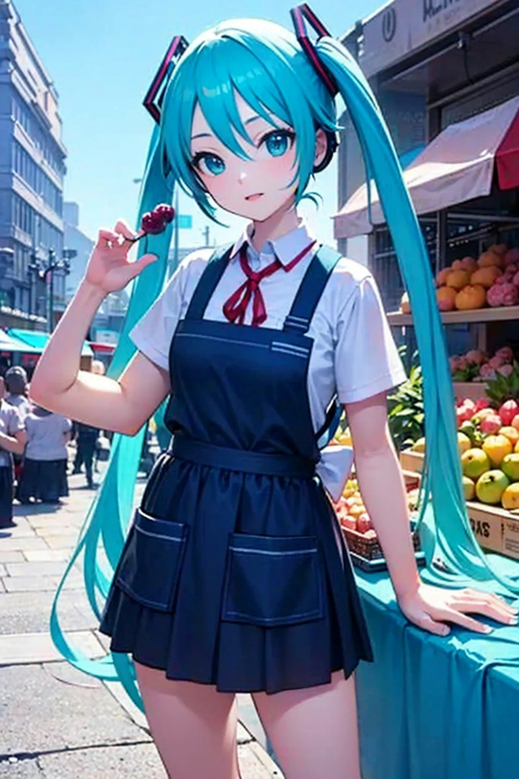 市場にて