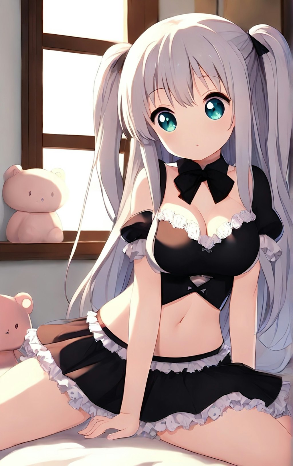 メイドと枕