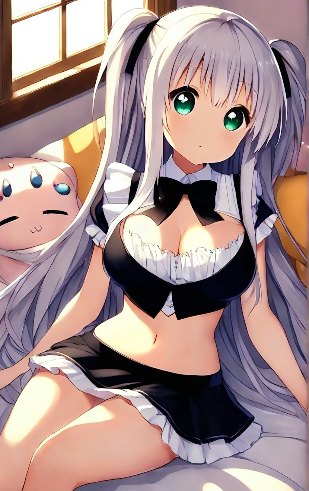 メイドと枕