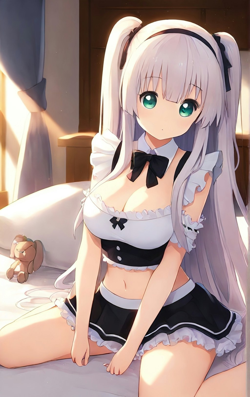 メイドと枕