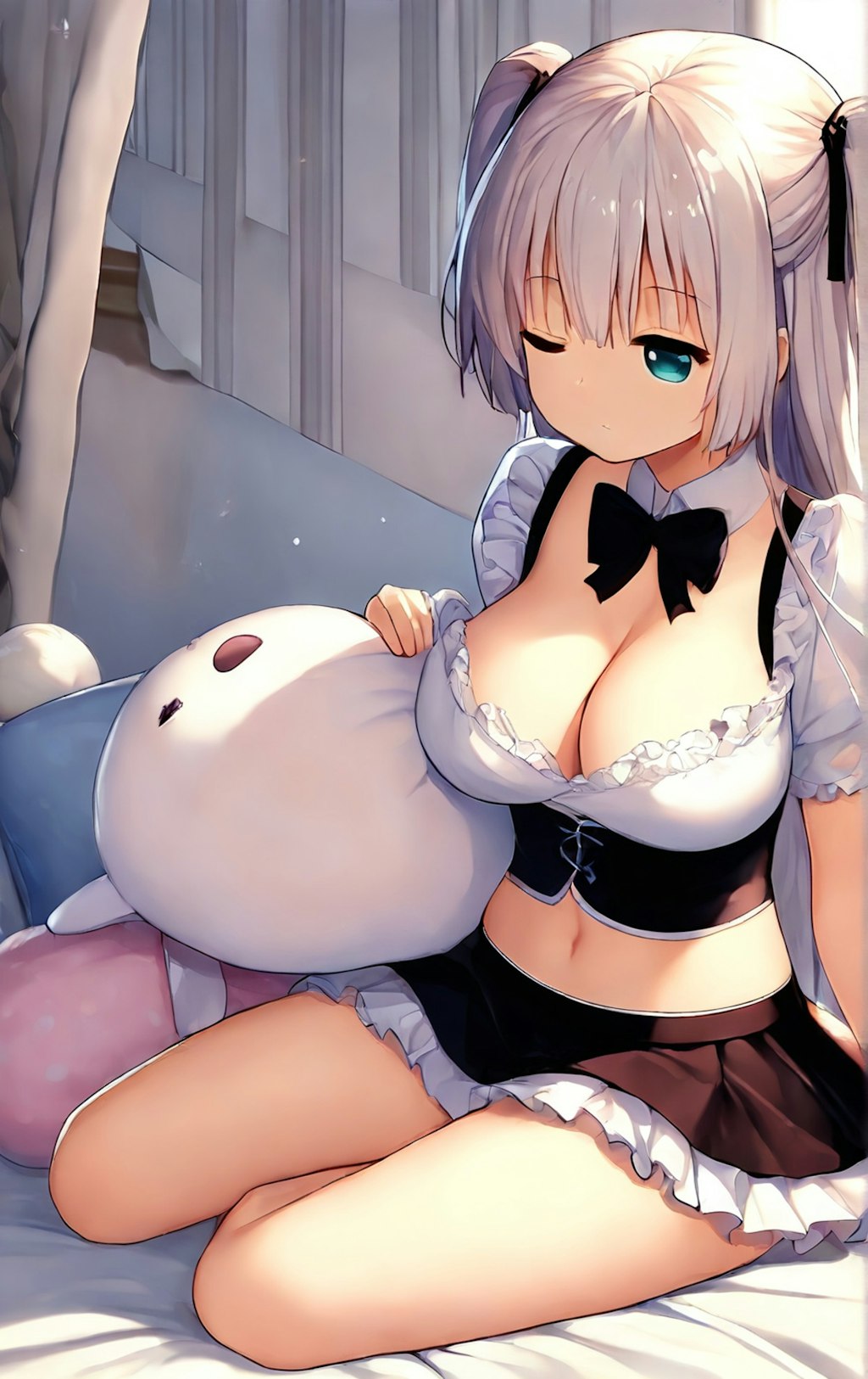 メイドと枕