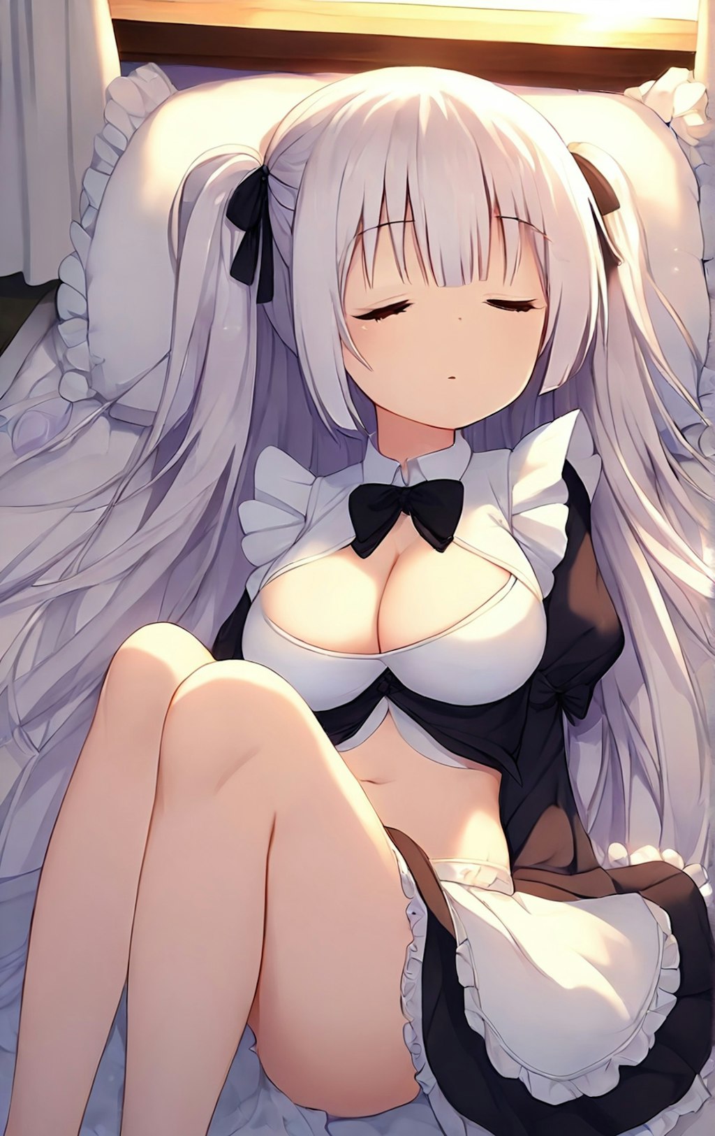 メイドと枕