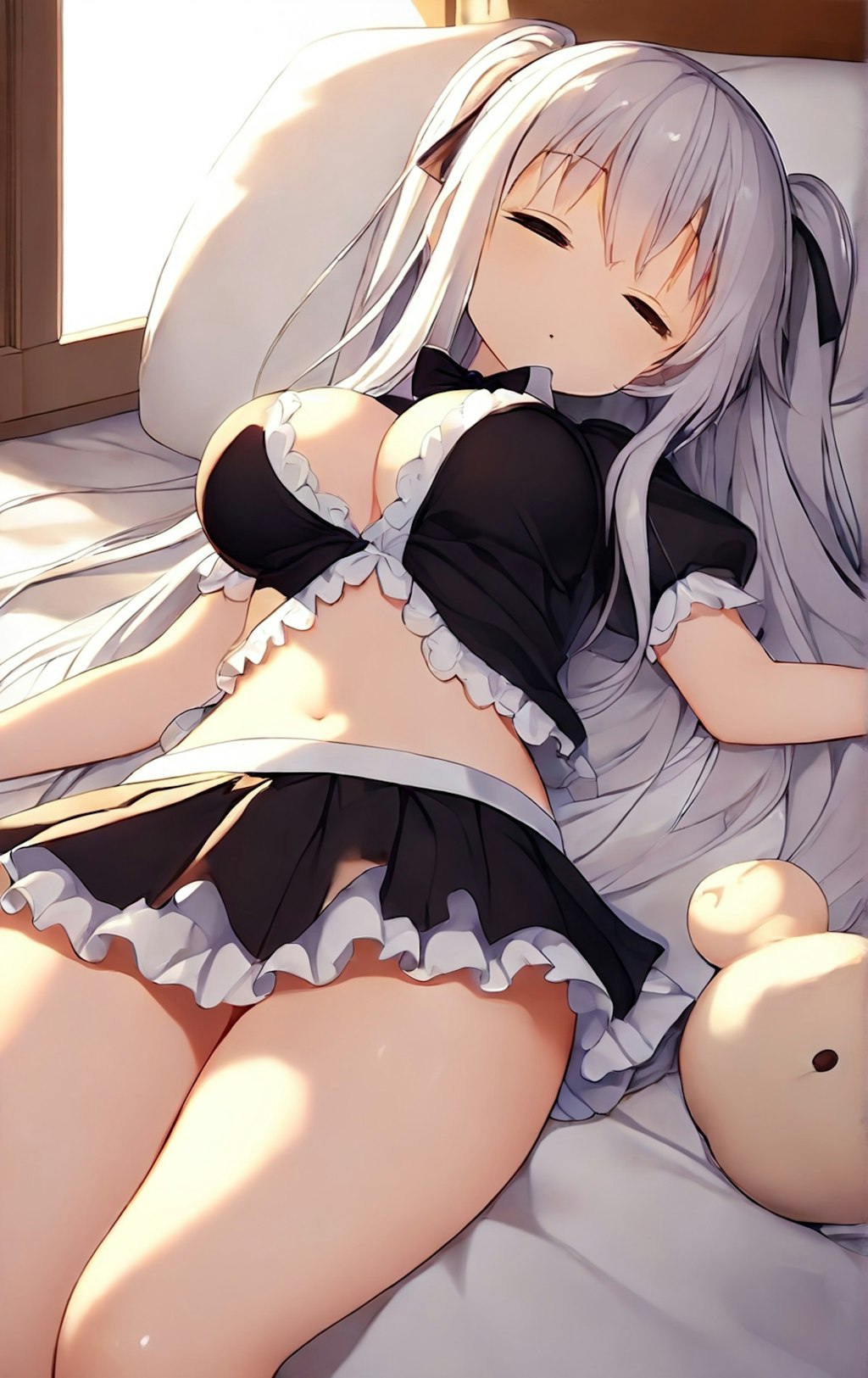 メイドと枕