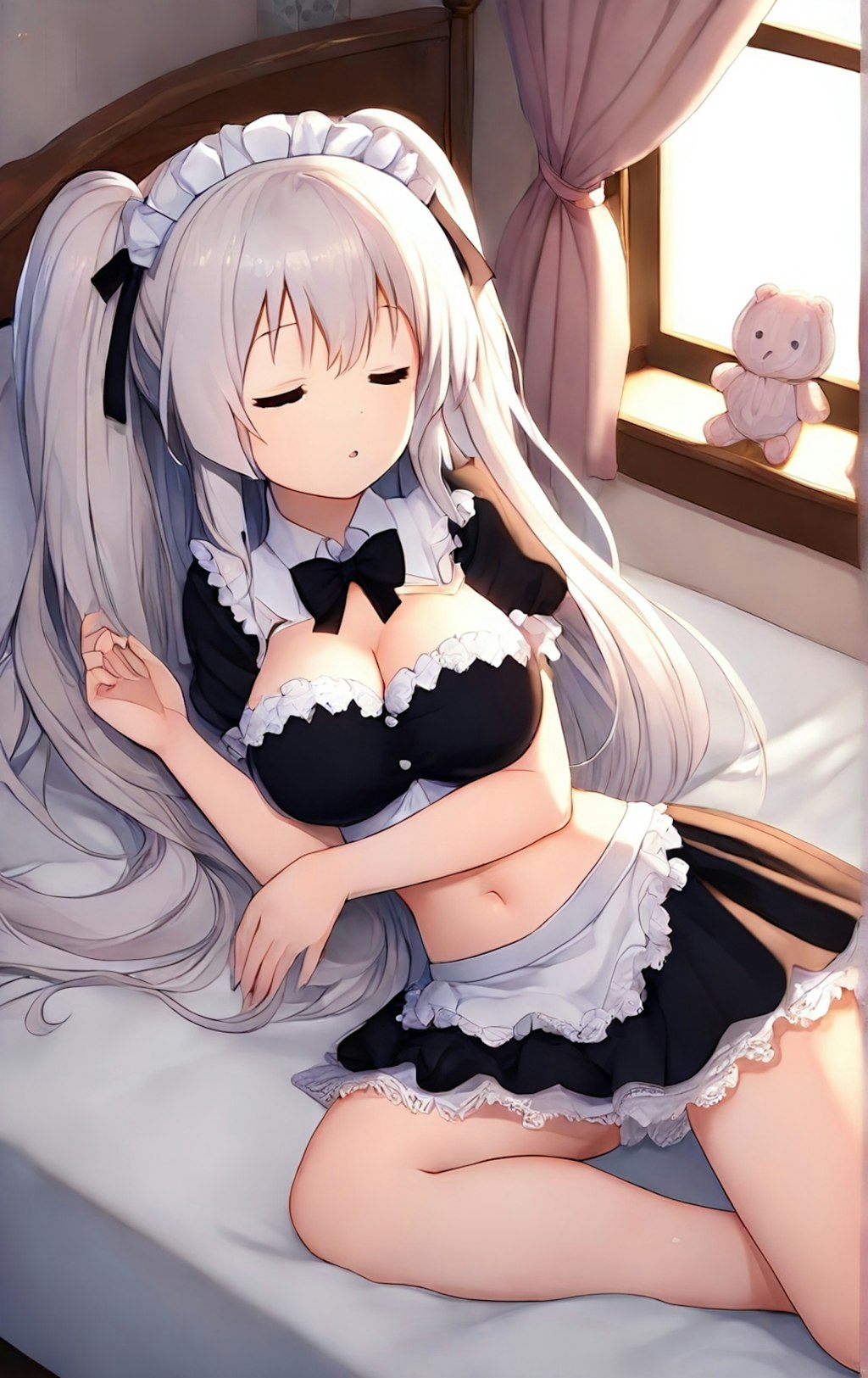 メイドと枕