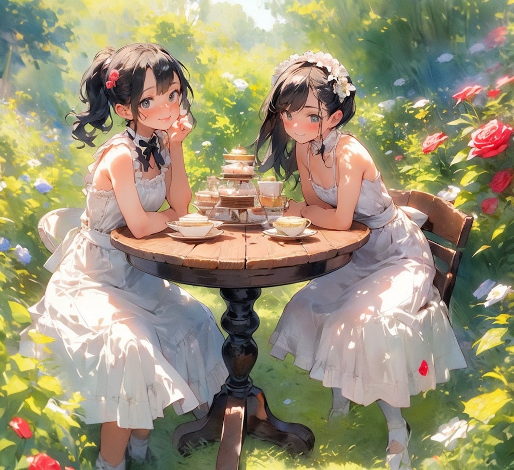 メイドさんのお茶会