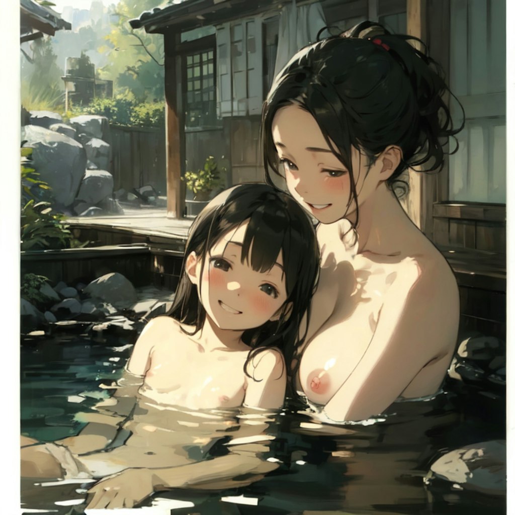 母娘と温泉