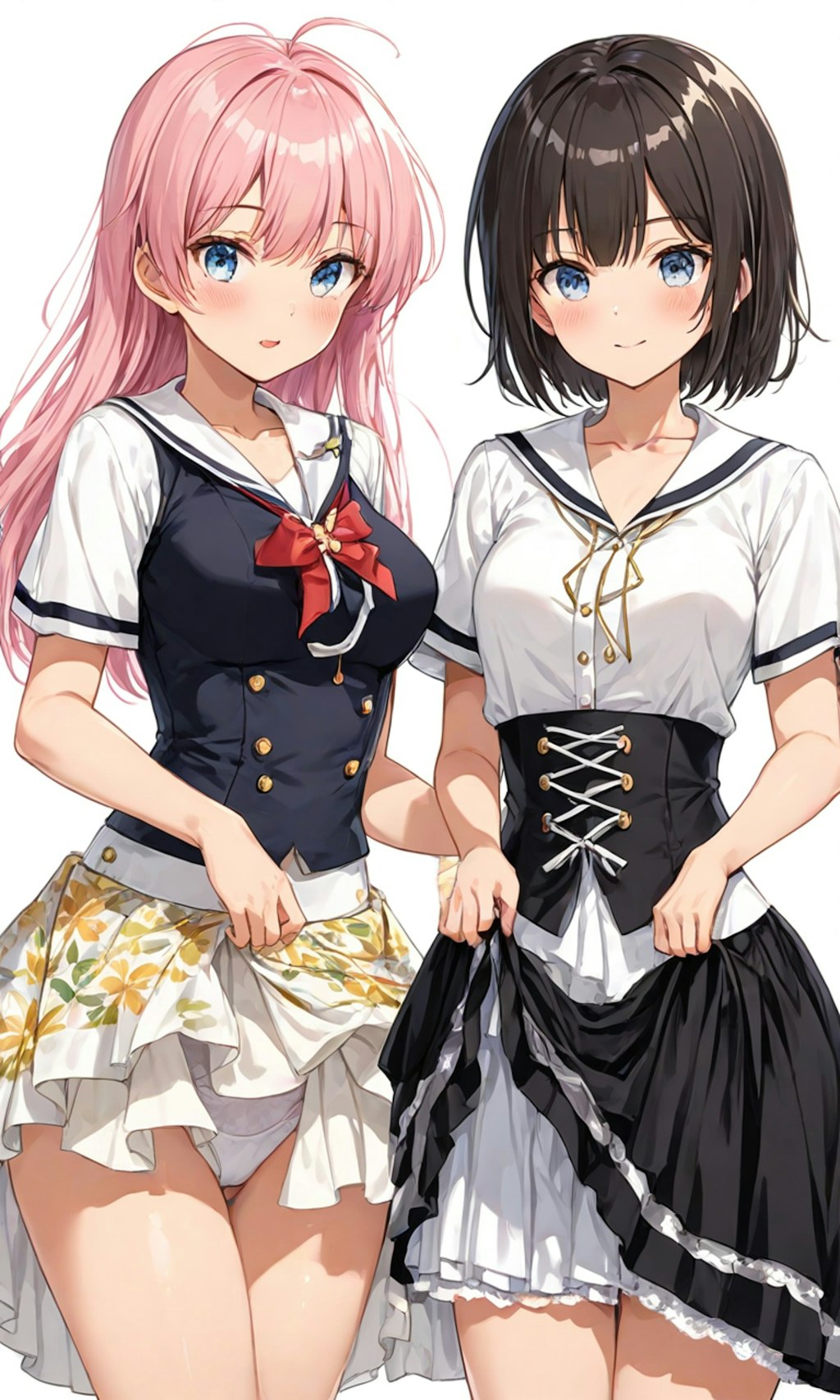 パンチラとセーラー服と女子高校生と