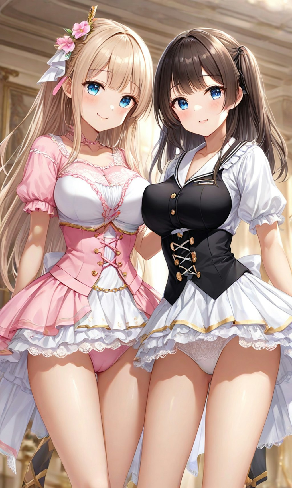 パンチラとセーラー服と女子高校生と