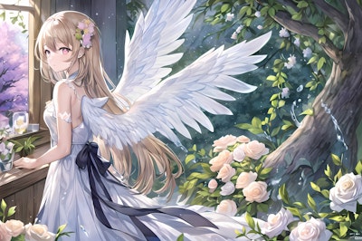 天使少女の内庭