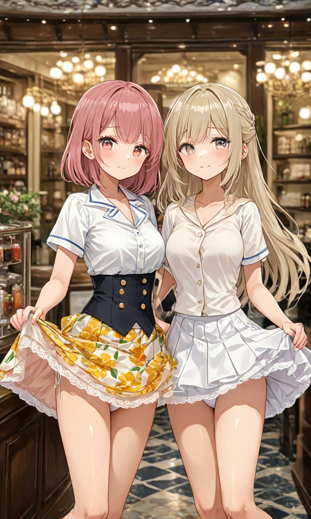 パンチラとセーラー服と女子高校生と