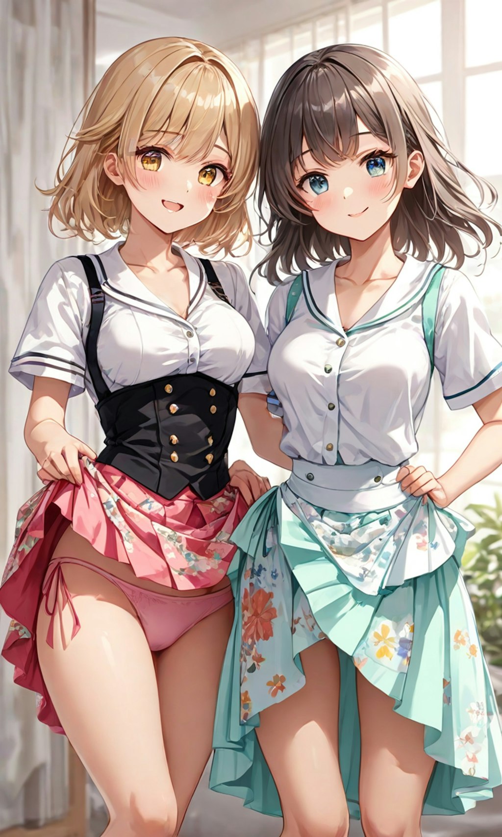 パンチラとセーラー服と女子高校生と