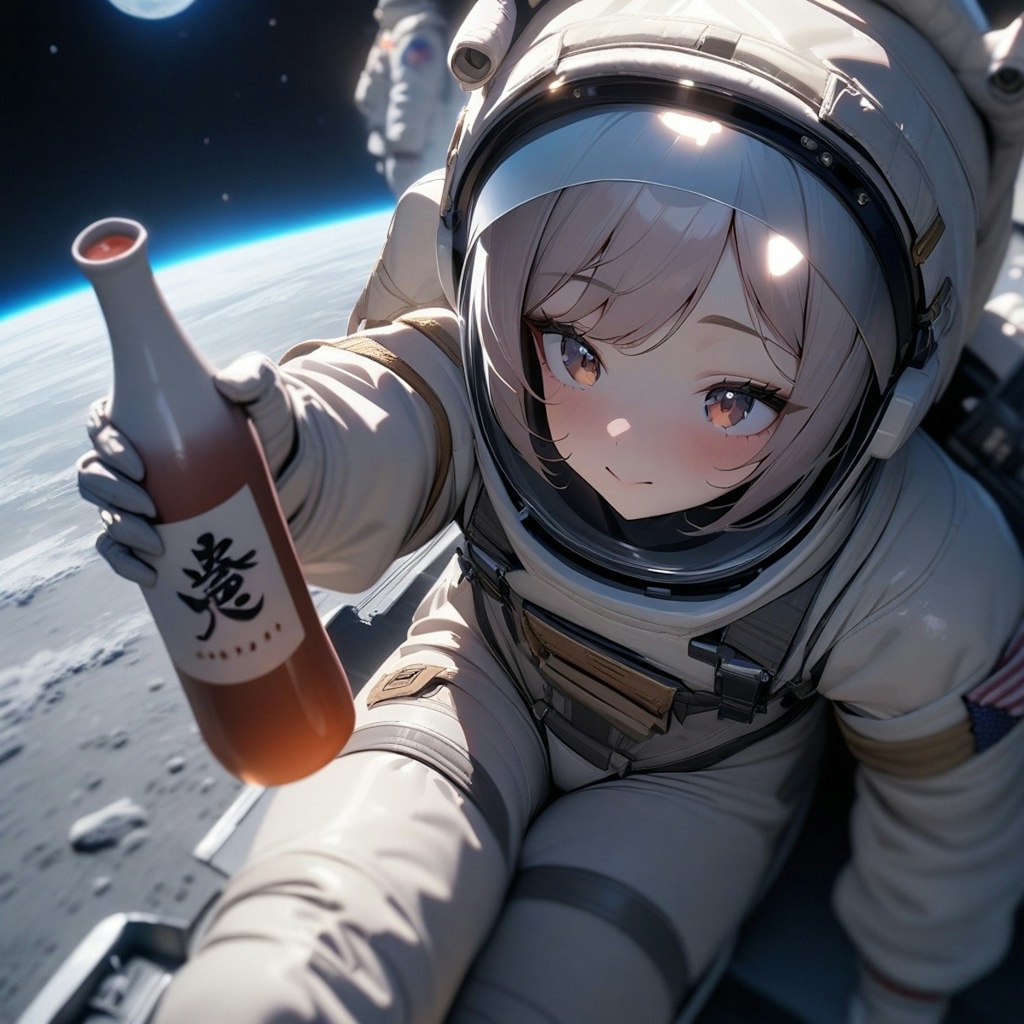 月で酒