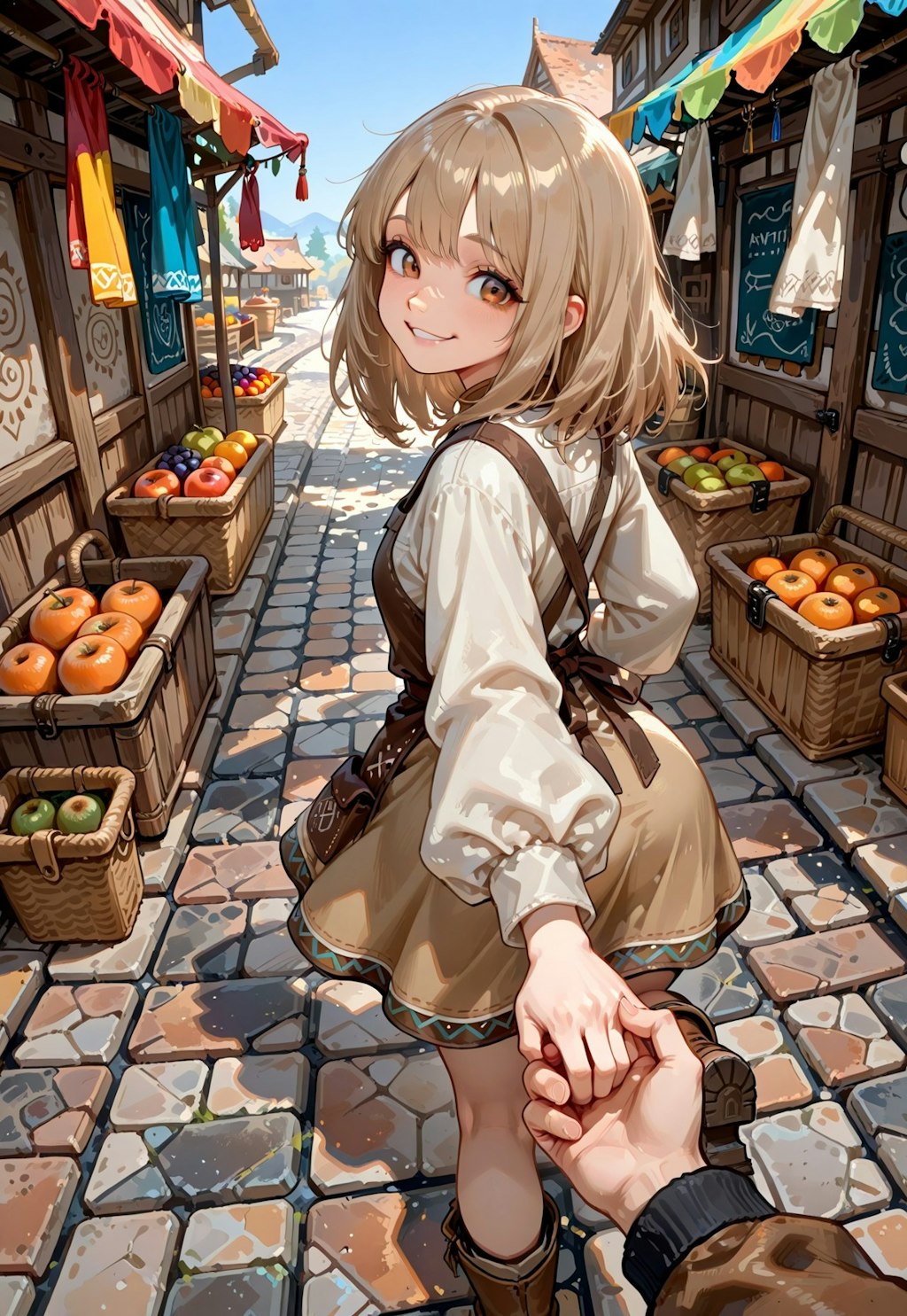 市場への近道