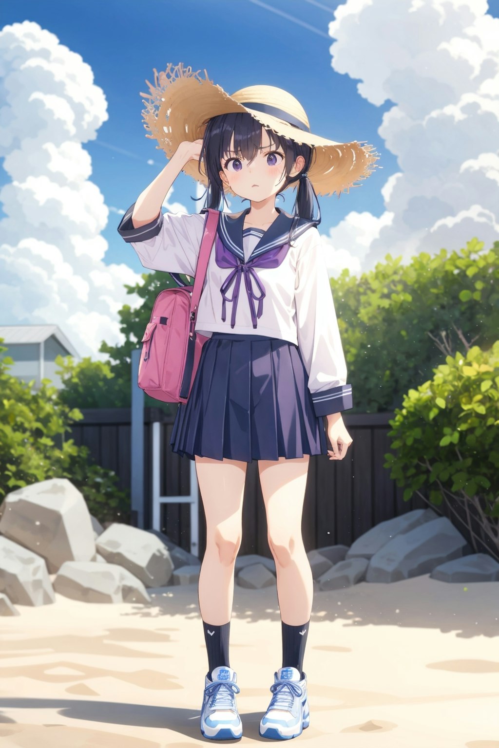 リトライ版暑すぎる夏に怒りの少女