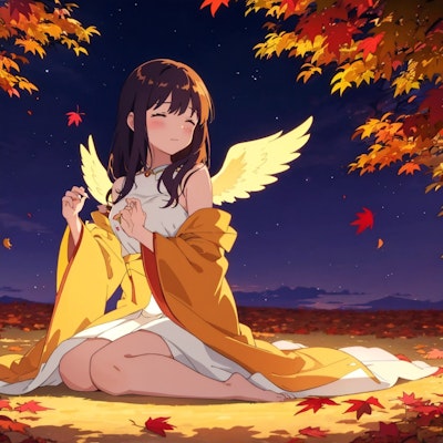 秋、天使