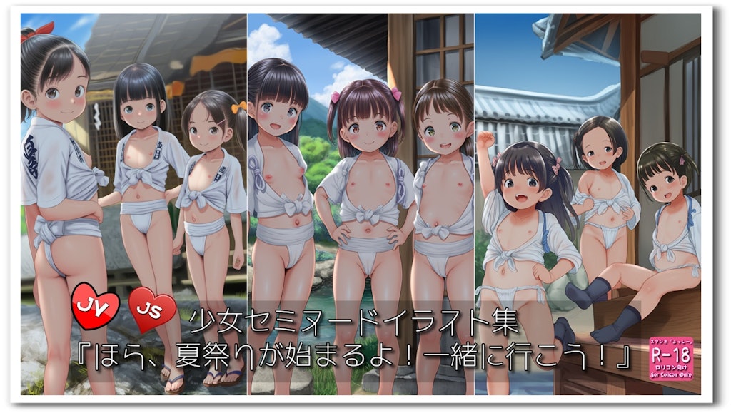 【メンバーシップ限定イラスト集紹介】2025/7/17『ほら、夏祭りが始まるよ！一緒に行こう！』