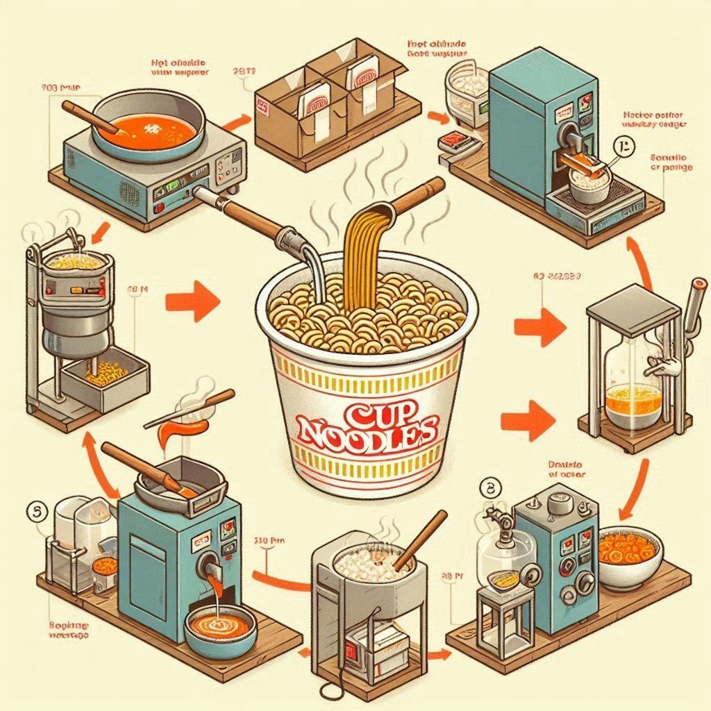 カップ麵の作り方(今日は謎な物を作りたい気分らしい1)